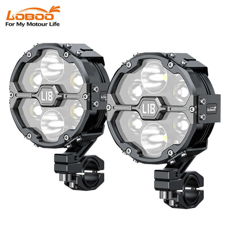 Faretti Moto L18 Loboo: Illuminazione LED Potente per Ogni Avventura - Endurrad®
