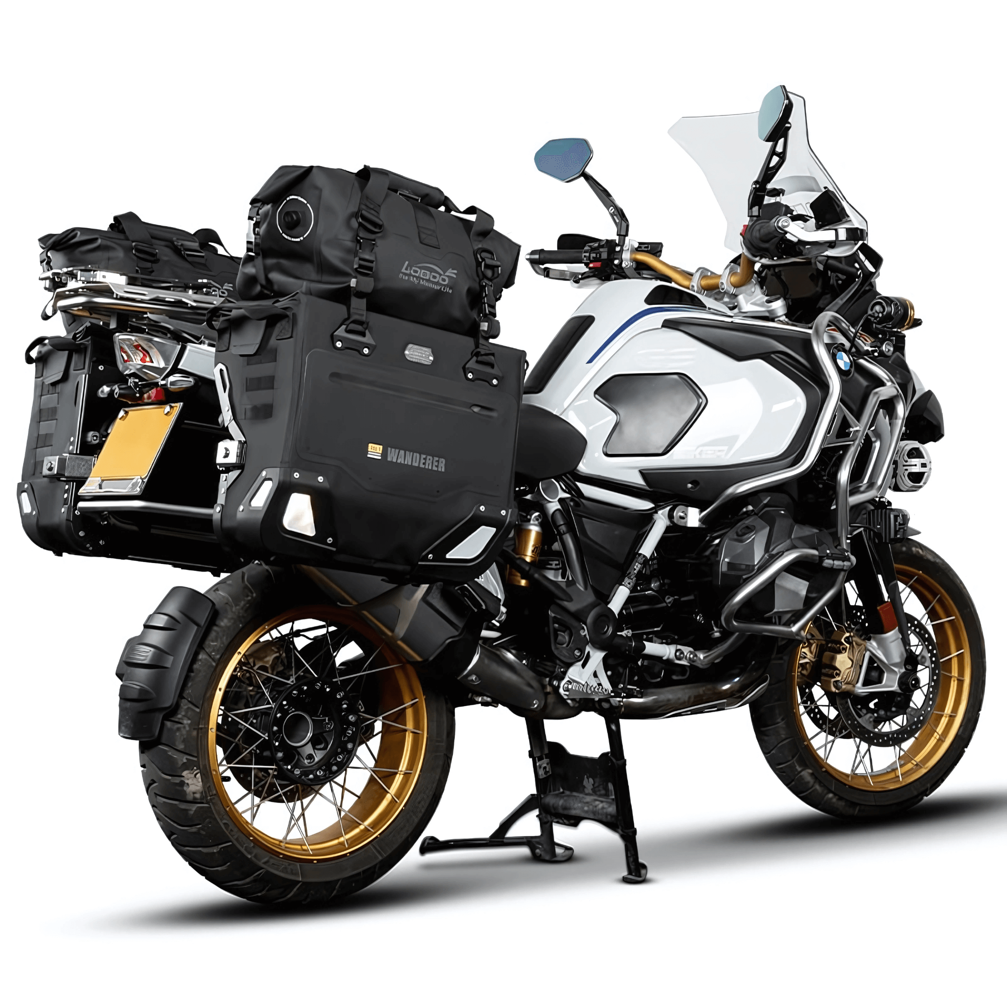 Valigie Loboo Wanderer BMW GS: impermeabili, sicure e modulari - Endurrad®