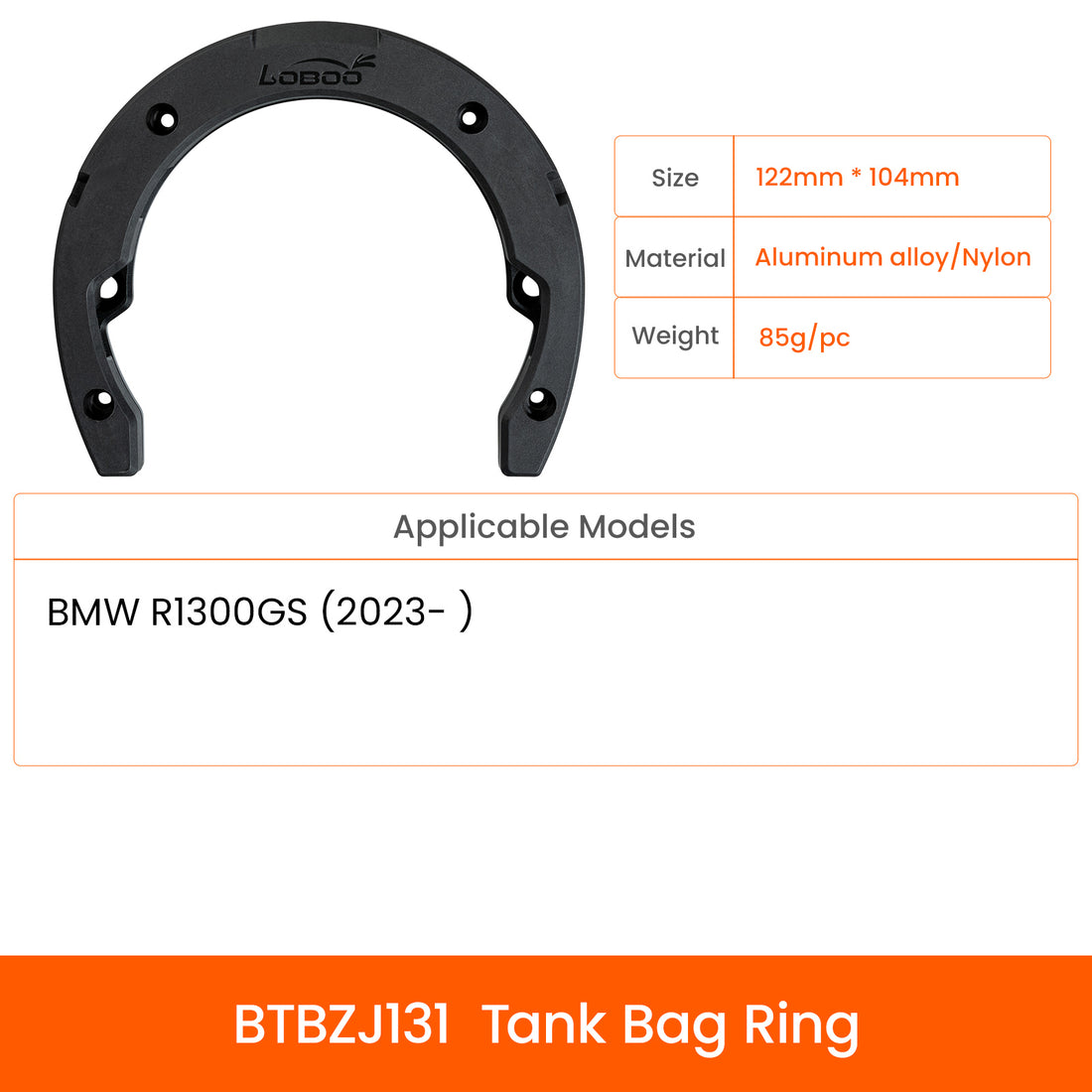 Anello serbatoio LOBOO BTBZJ131 per BMW R 1300 GS e R 1300 GS Adventure