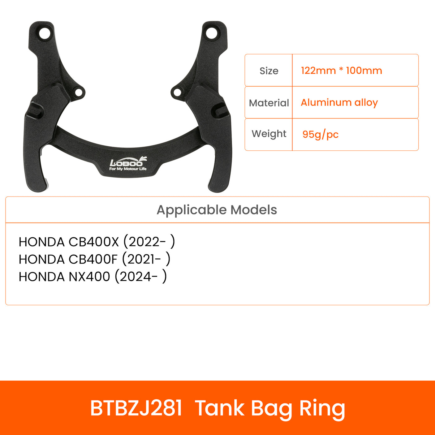 Anelli serbatoio per borse Loboo - Endurrad.com