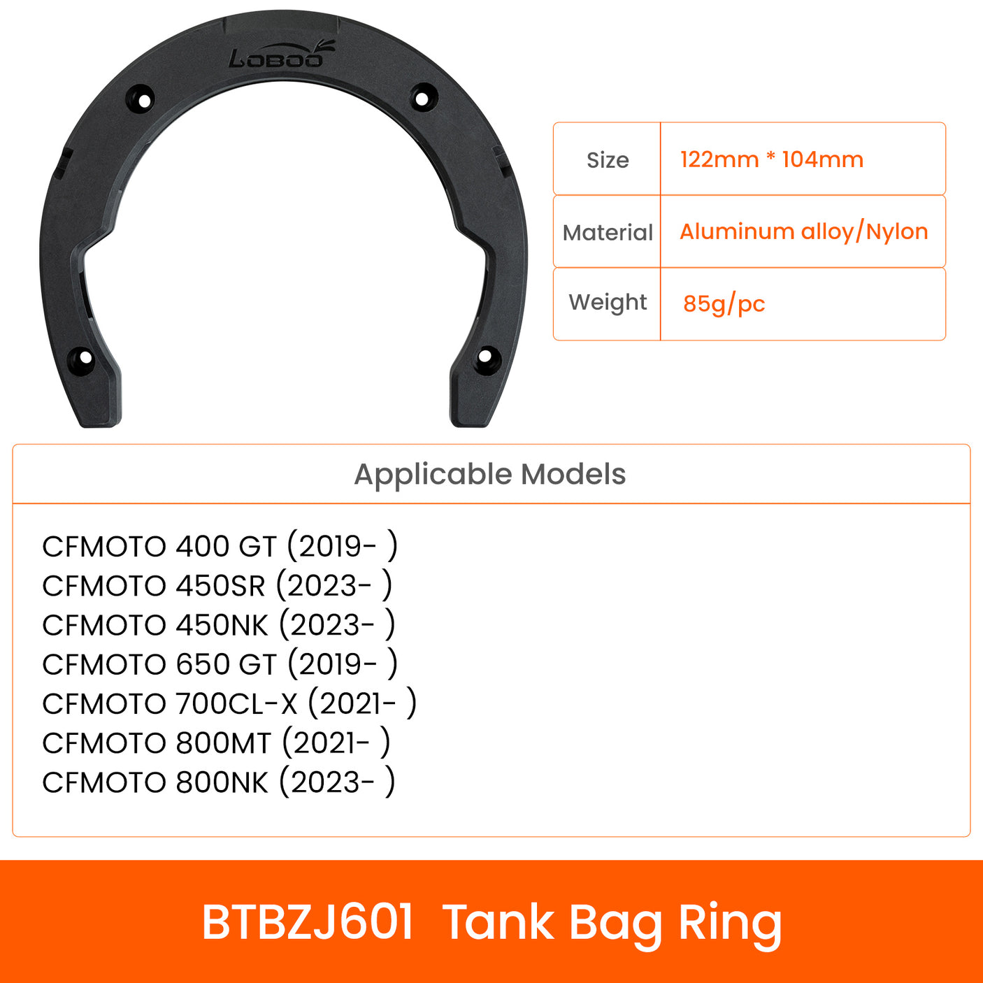 Anelli serbatoio per borse Loboo - Endurrad.com