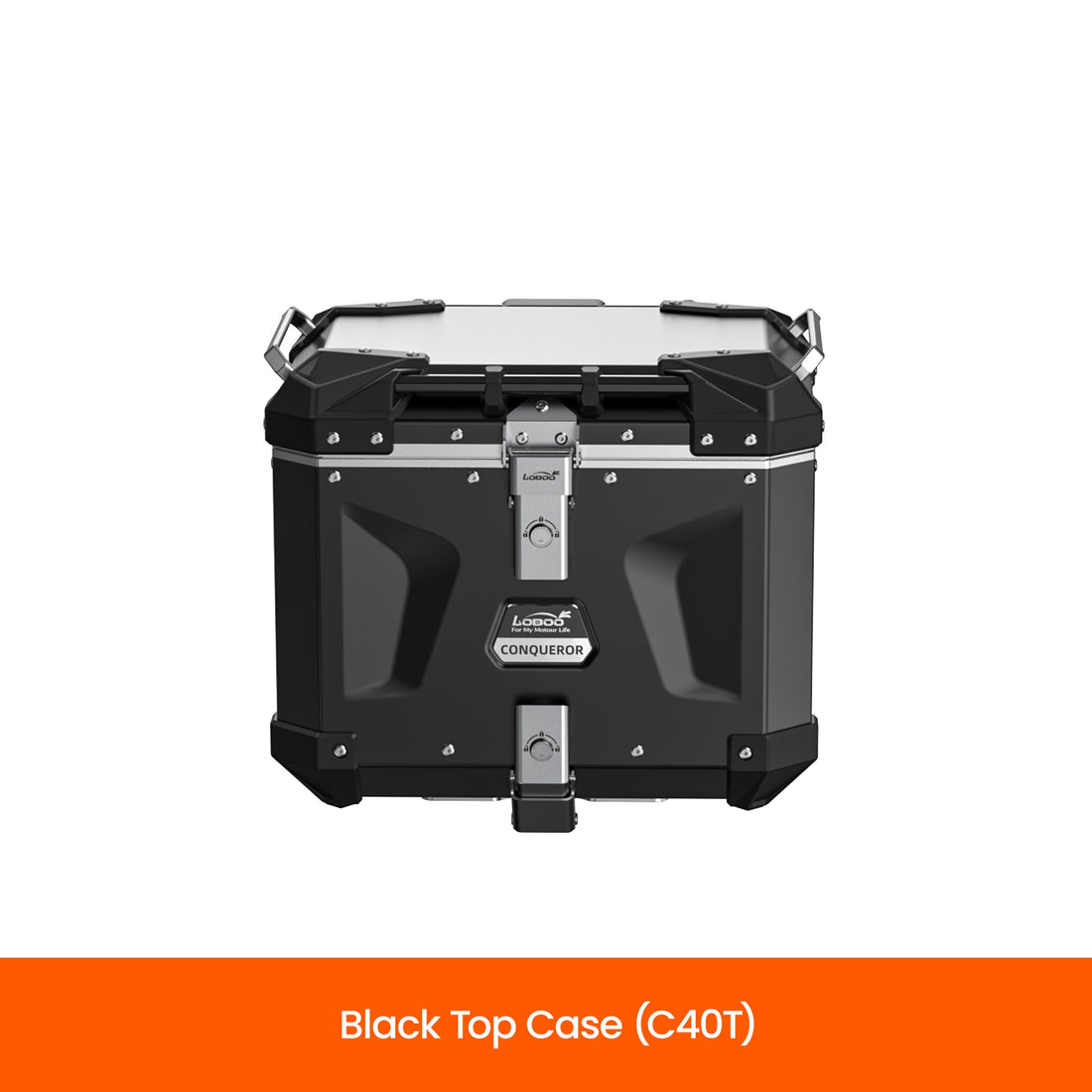 Bauletto LOBOO CONQUEROR C40T nero da 40 litri