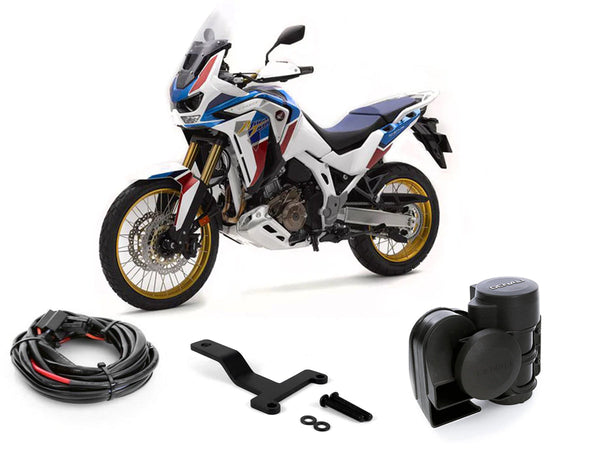 Kit clacson SoundBomb con staffa e cablaggio per Honda Africa Twin