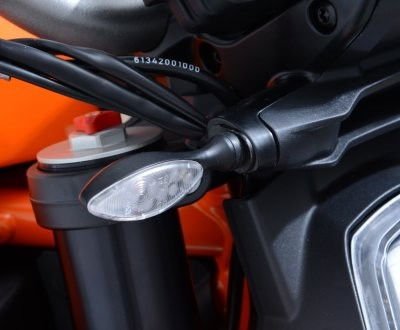Adattatori per minifrecce anteriori per KTM 1290 Super Duke/R - 790 Duke - 790 Adventure - uso con minifrecce (minifrecce non in - ENDURRAD