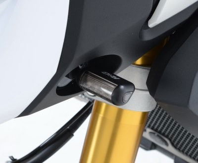 Adattatori per minifrecce anteriori per Suzuki 1000 V-Strom '14- / GSX-S 1000 FA uso con minifrecce (minifrecce non incluse)