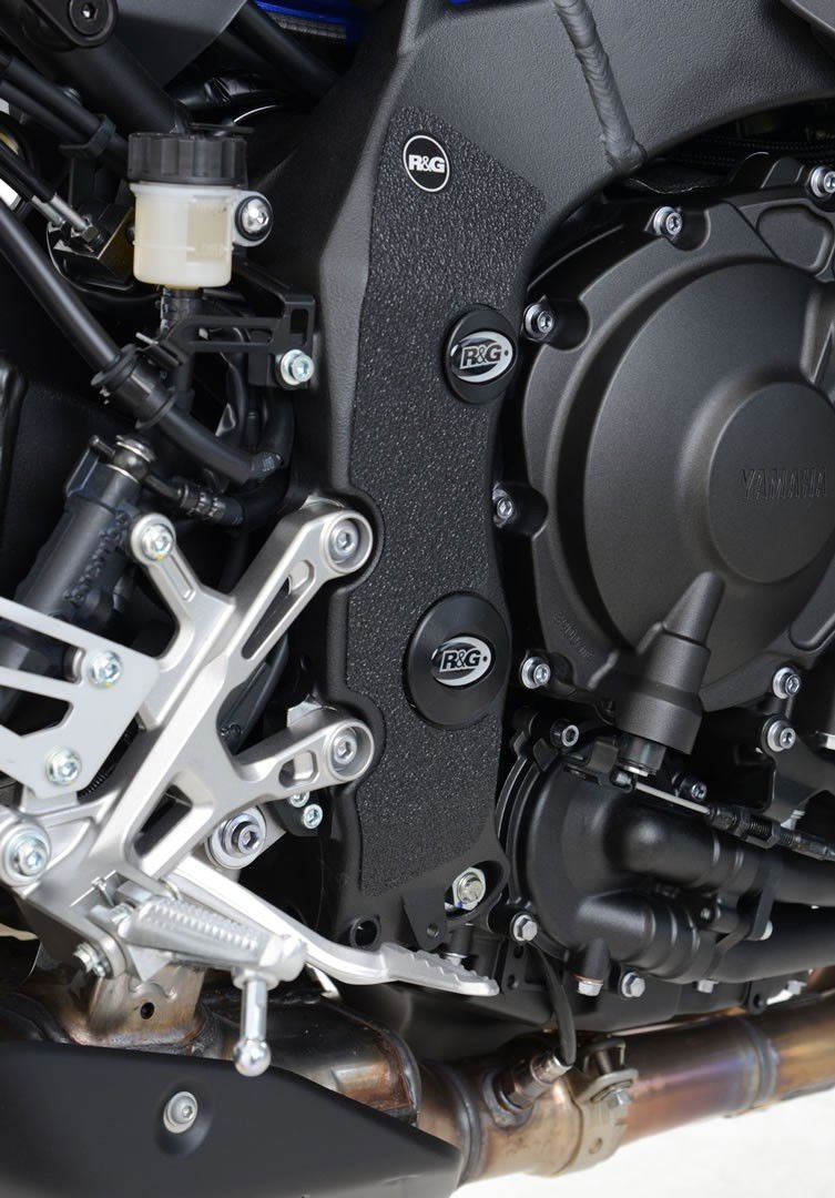 Adesivi anti - scivolo paratacco (2pz.) YAMAHA MT - 10 - nero - ENDURRAD