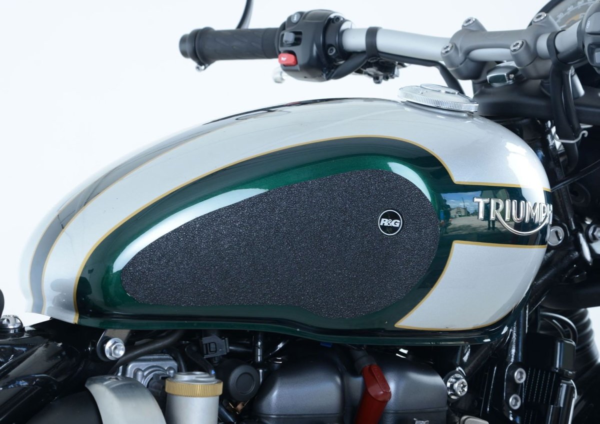 Adesivi antiscivolo serbatoio TRIUMPH Bonneville Bobber '17 nero - ENDURRAD