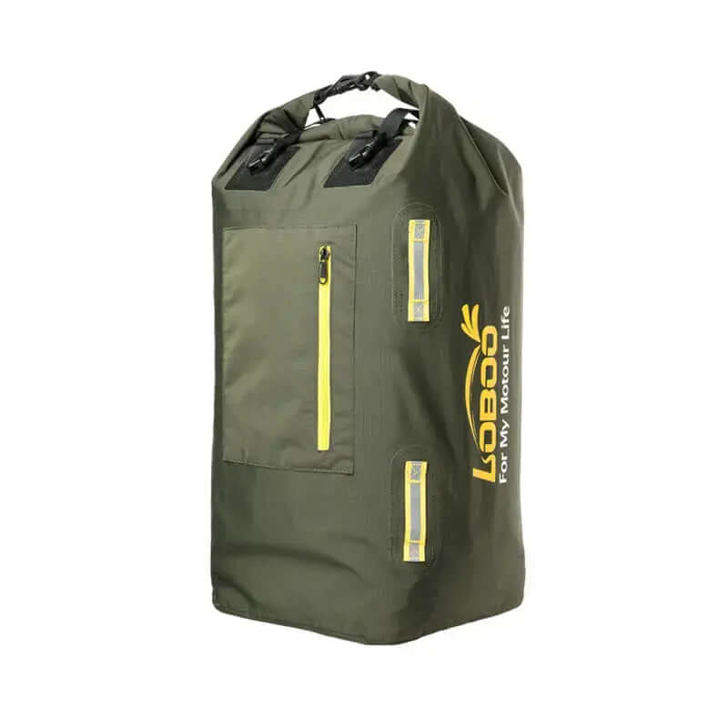 Borsa moto LOBOO BWB30, ripiegata occupa 29,5 x 12,5 x 6 cm e pesa 479,5 grammi