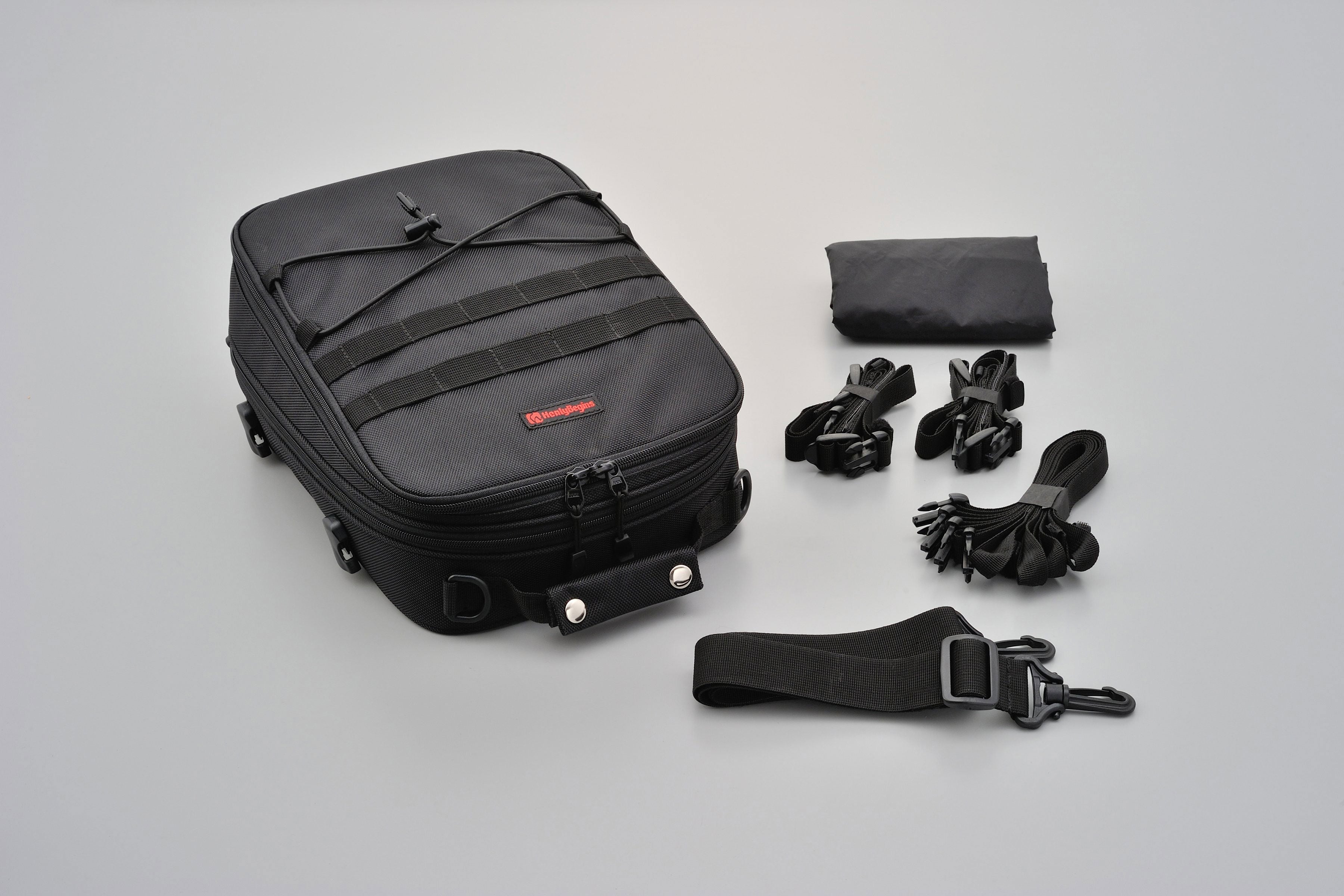 Borsa da sella "HENLYBEGINS" DH-722/A4 , 7-12 lt - Nero