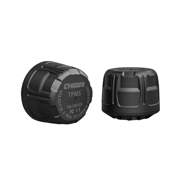 Valve caps with Chigee pressure sensors
