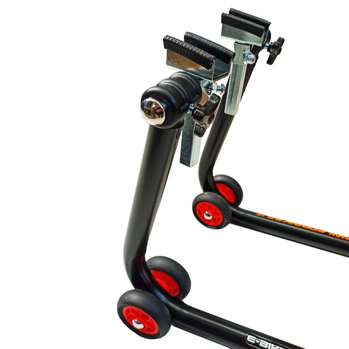 Cavalletto posteriore regolabile E - BIKE, colore nero - ENDURRAD
