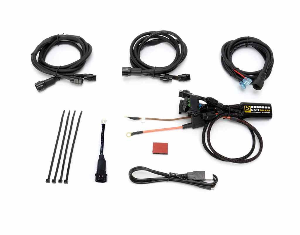 Centralina CANsmart DENALI per BMW K 1600 e S 1000 XR, dettaglio del cablaggio