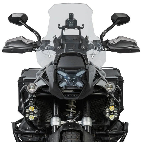 Paramani in alluminio per BMW GS con deflettore regolabile