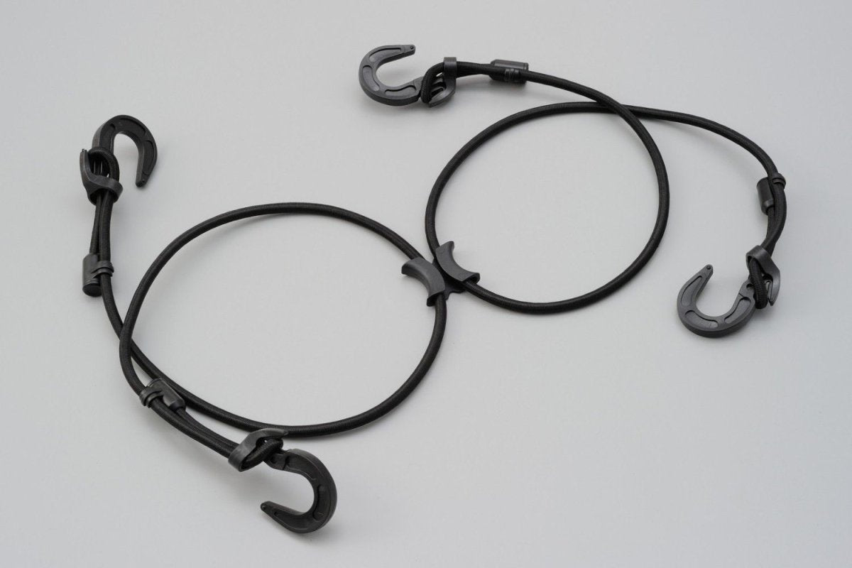 Corda elastica per bagagli con giunzione a X, 1000 mm x 2 - ENDURRAD