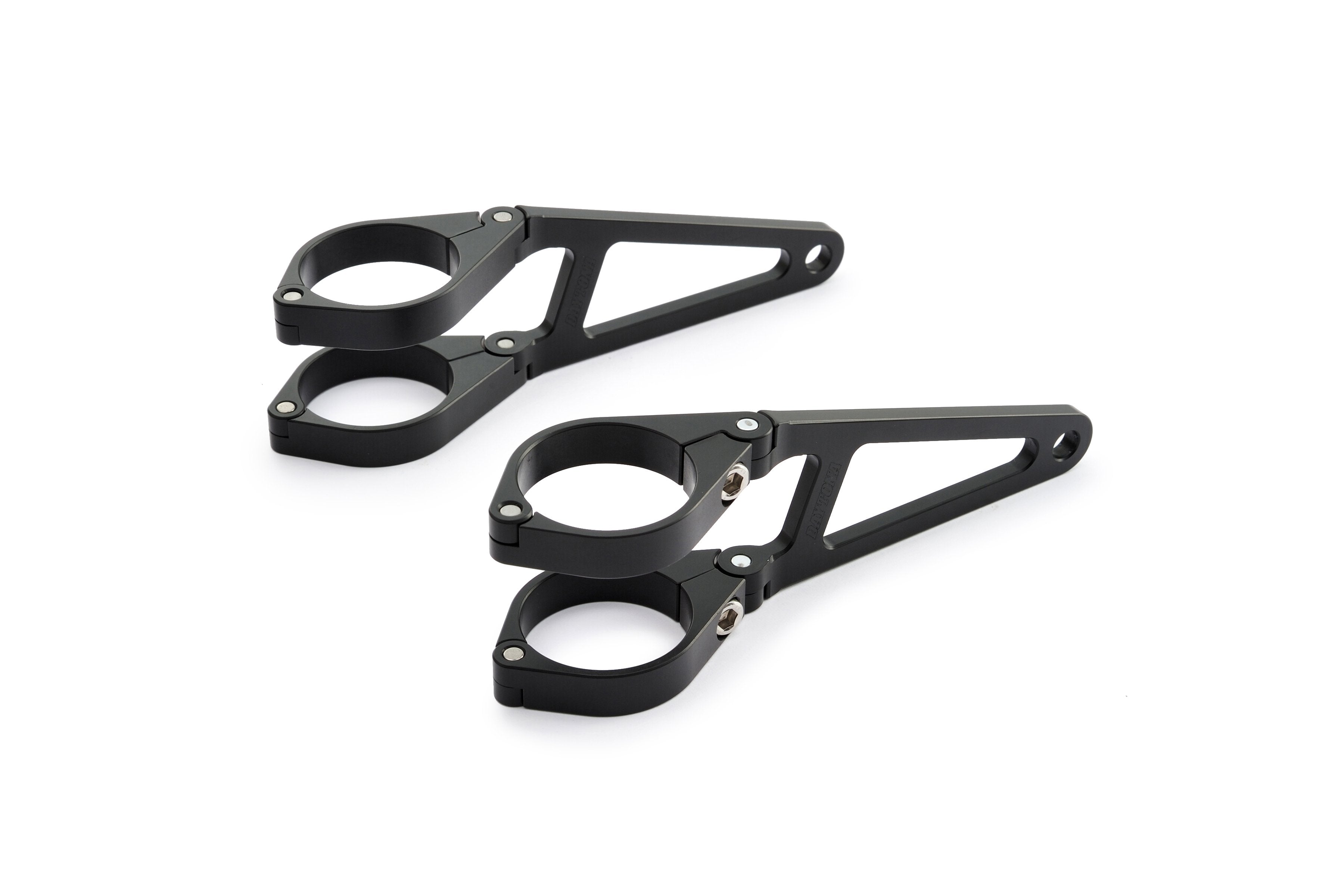 Cp.staffe supporto fanali in CNC - lunga 101,5mm.