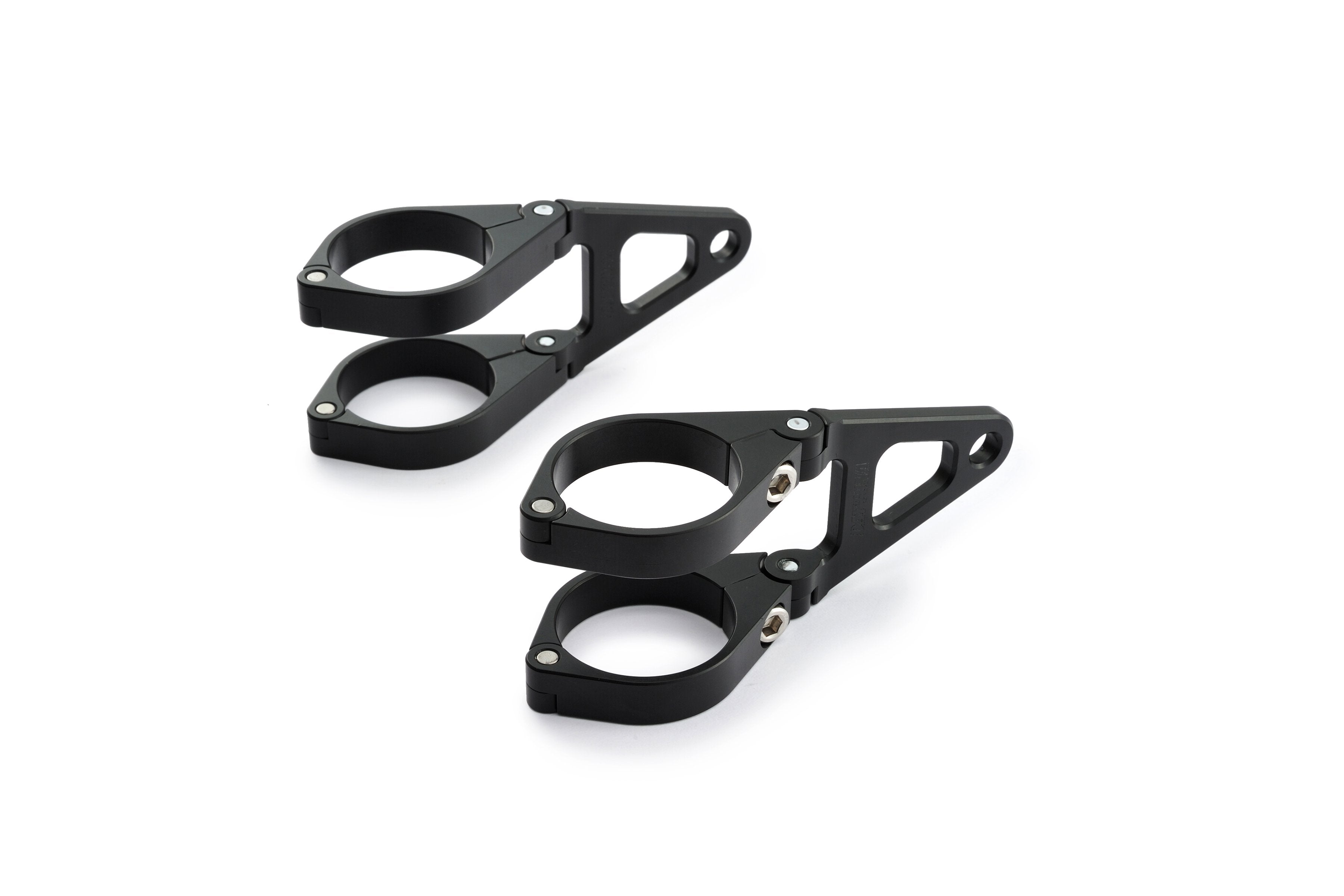 Cp.staffe supporto fanali in CNC - lunga 55mm.