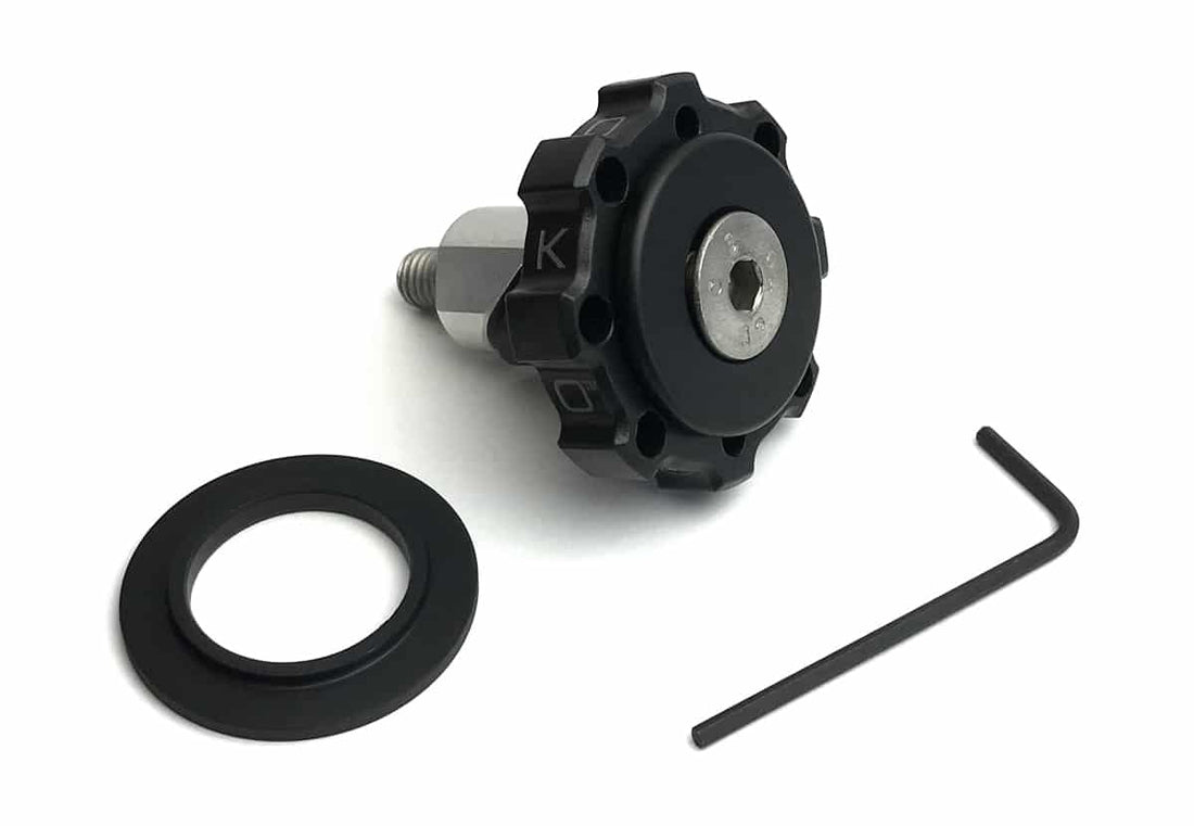 Kit cruise control Kaoko UNIKIT17.4 per Kawasaki KLR650 2000–2008, kit universale