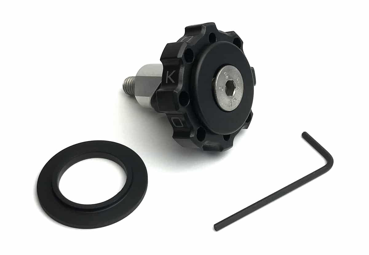 Kit cruise control Kaoko UNIKIT17.4 per Kawasaki KLR650 2000–2008, kit universale
