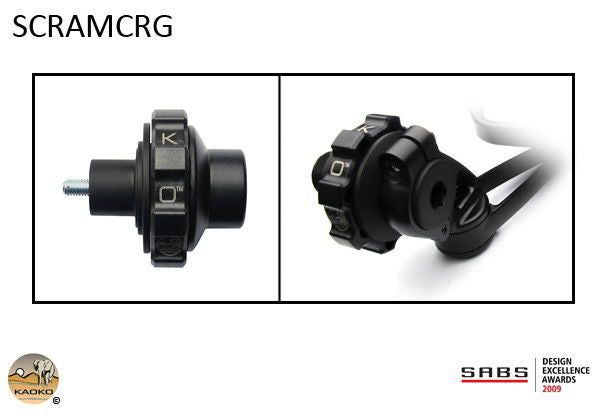 Cruise control meccanico moto TRIUMPH Scrambler 900/Bonneville SE-900 fino al '14 con specchietti CRG