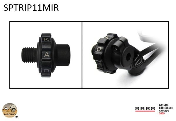 Cruise control moto Kaoko TRIUMPH Speed Triple 1050 '11 - con specchi CRG - ENDURRAD