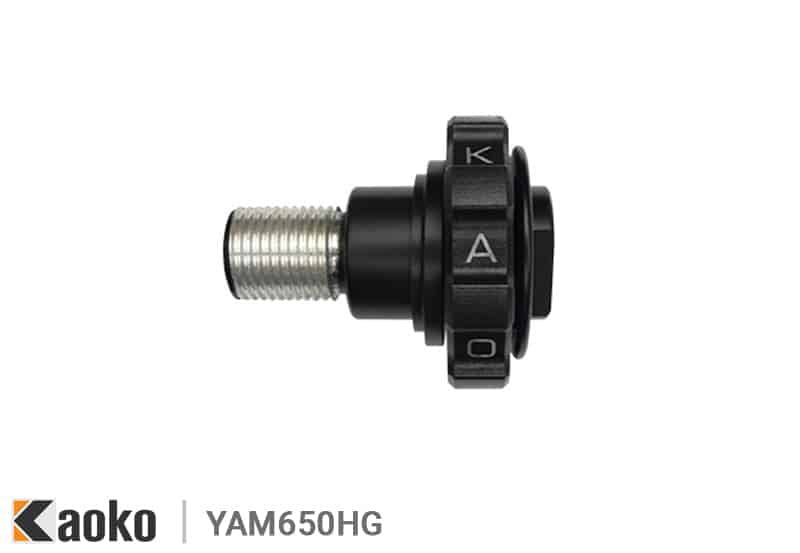 Kit cruise control Kaoko YAM650HG per Yamaha MT-09 Tracer 2014–2017 con manopole riscaldate