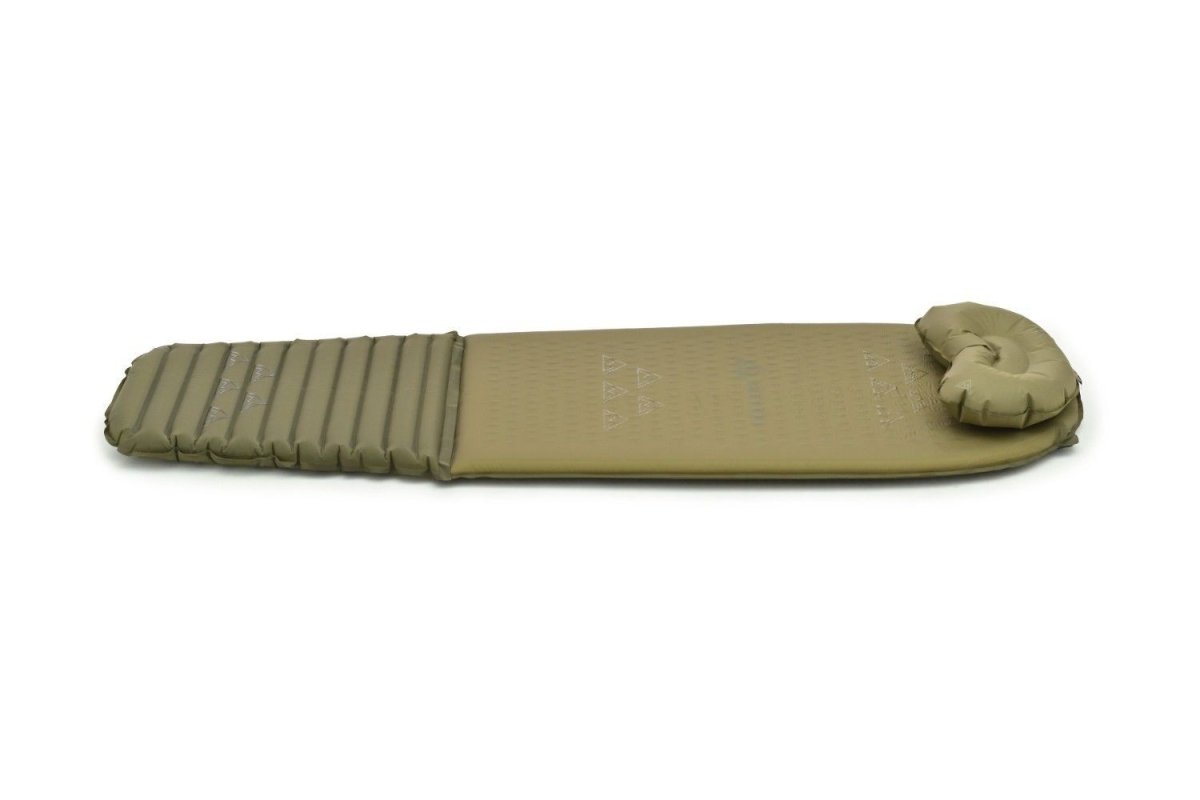 Daytona Tappetino Gonfiabile con Cuscino Staccabile Verde Militare 53x183x5 cm - Campeggio e Outdoor - Forbikes - ENDURRAD