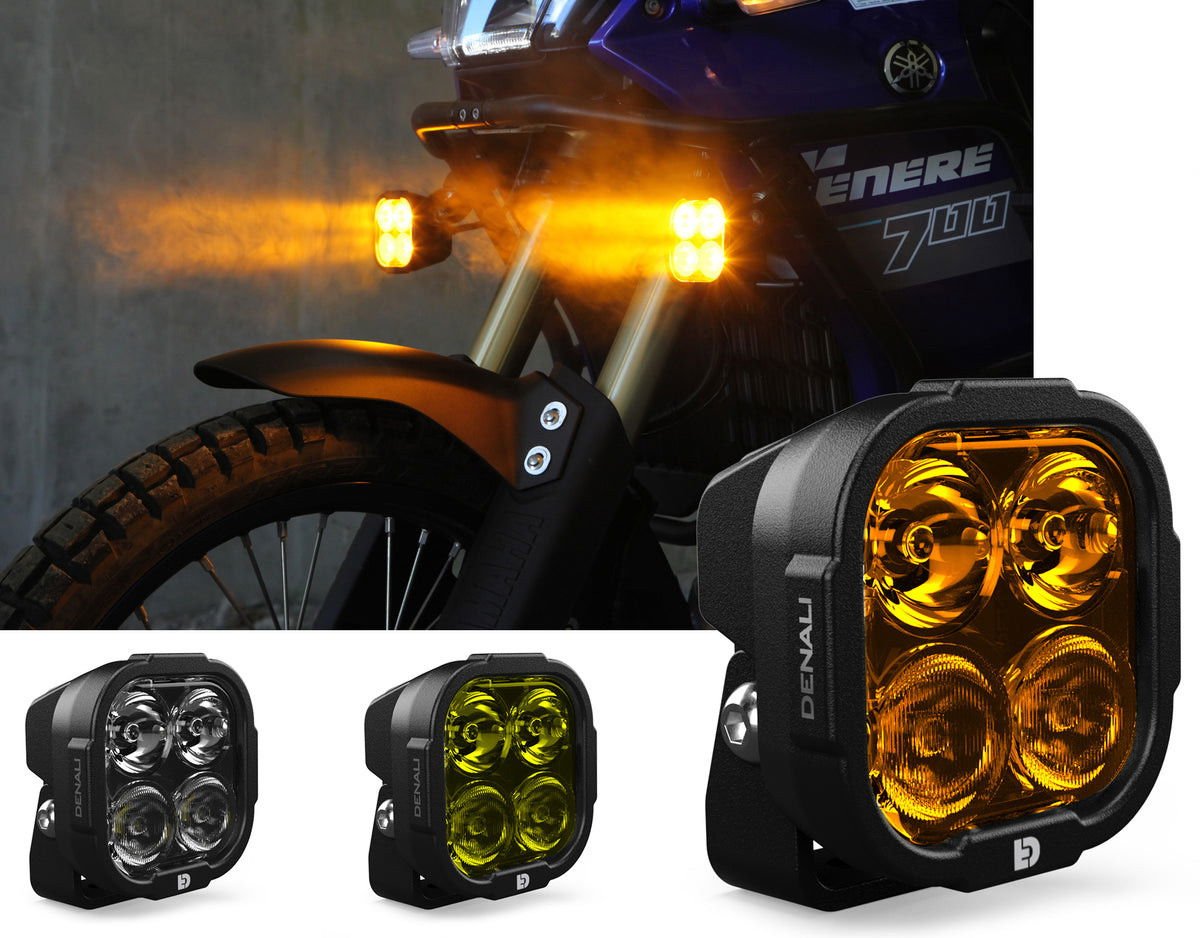 DENALI DL - 4 Faretto con tecnologia DataDim 4 LED Fascio ellittico ibrido - ENDURRAD