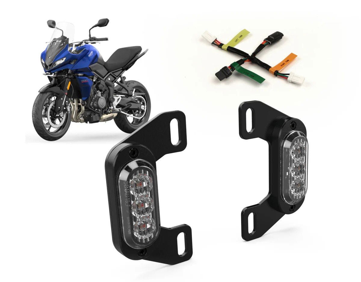 Denali Kit Targa Indicatori di Direzione Posteriori Plug - & - Play T3 per Triumph Tiger Sport 660 '22 - ENDURRAD