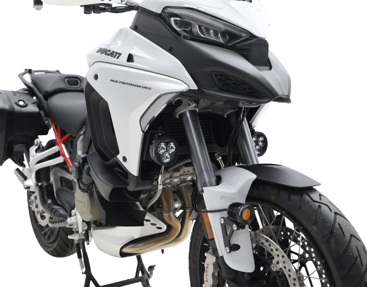 Denali Supporti Montaggio Faretti Anteriori Superiori per Ducati Multistrada V4 2021 - ENDURRAD
