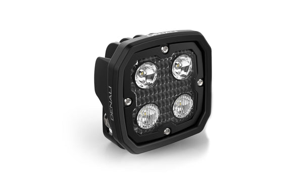Faretto LED moto 4.380 lumen fascio ibrido flood e spot D4