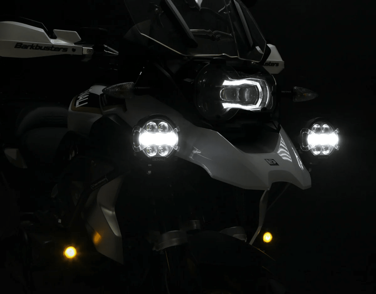 Fanale moto led D7 PRO con sistema X - Lens modulare - ENDURRAD