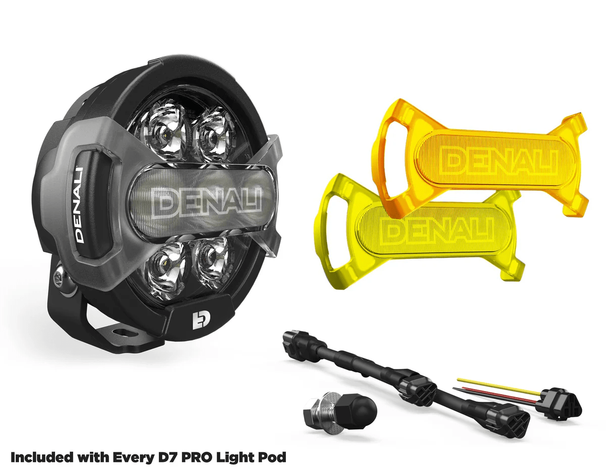 Fanale moto led D7 PRO con sistema X - Lens modulare - ENDURRAD