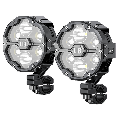 Faretti moto L18 - 23.000 Lumen - Endurrad.com