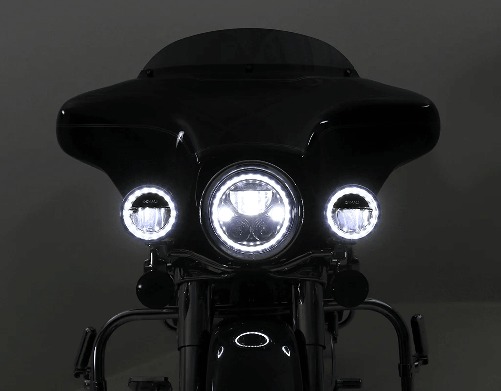 Fari supplementari LED DENALI M4, dettaglio dell'anello luminoso