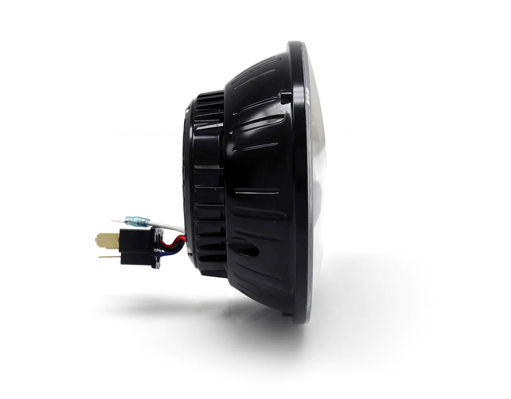 Faro LED DENALI M5E omologato E-Mark, vista dell'ottica
