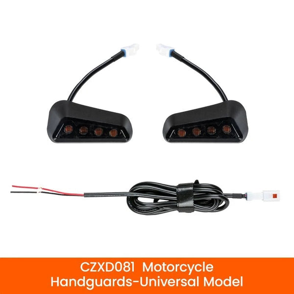 LED turn signals for motorcycle handguards – universal version