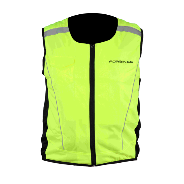 Giacca safety senza maniche con rifrangente, regolabile, ventilato - colore giallo fluo - ENDURRAD