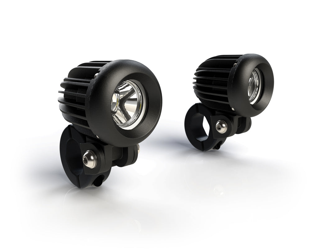 Kit faretti D2 con supporto da manubrio DENALI
