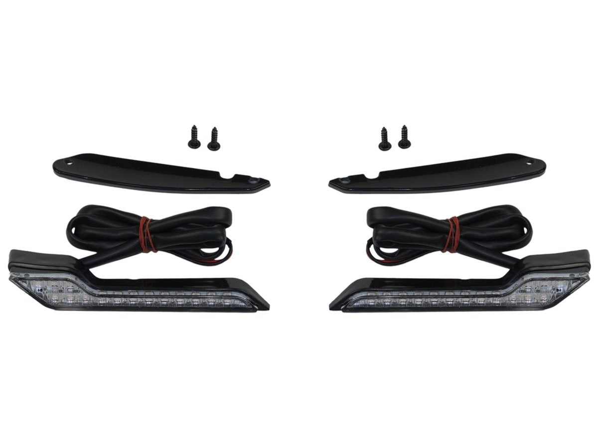 Indicatori di posizione a LED per paramani colore ambrato (kit da 2 pezzi) Barkbusters - ENDURRAD