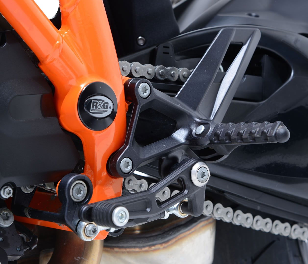 Inserto Protezione Telaio Sx Dx Set Ktm 1050 1190 Adventure 1290 Superadventure 1290 Super Duke Super Duke Gt 10398 Rg FI0060BK - Endurrad