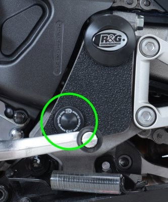 Inserto Protezione Telaio Sx Inferiori Honda Vfr 800 14 Crossrunner 15 11523 Rg FI0088BK - Endurrad