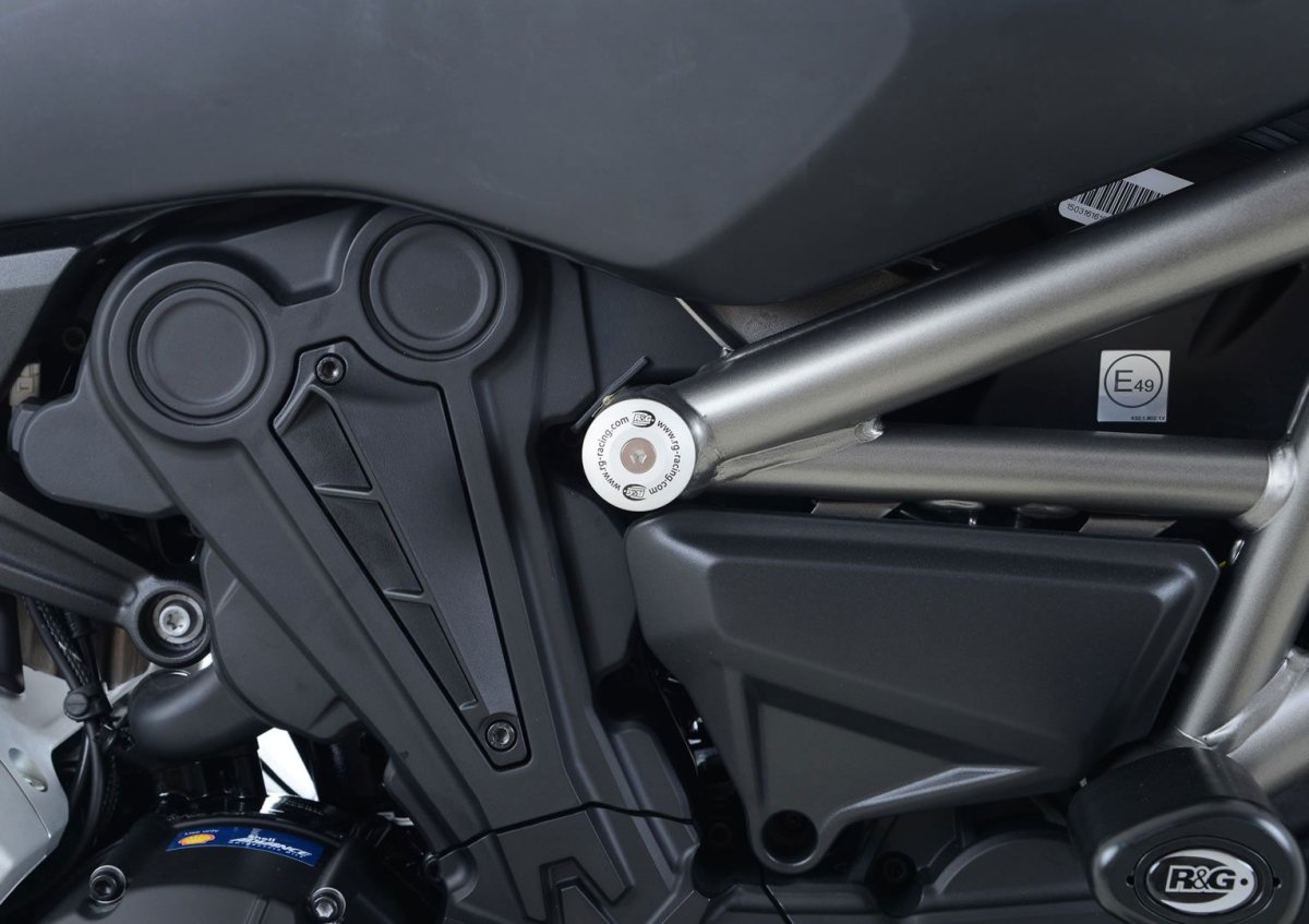 Inserto Protezione Telaio Sx Dx Inferiore E O Superiore Ducati X Diavel X Diavel S Colore Alluminio 17344 Rg FI0067SI - ENDURRAD