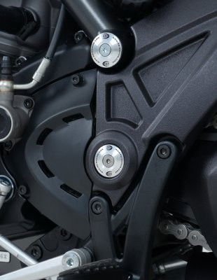 Inserto Protezione Telaio Sx Dx Set Da 6 Ducati Diavel Diavel Strada Colore Alluminio 10403 Rg FI0066SI - ENDURRAD