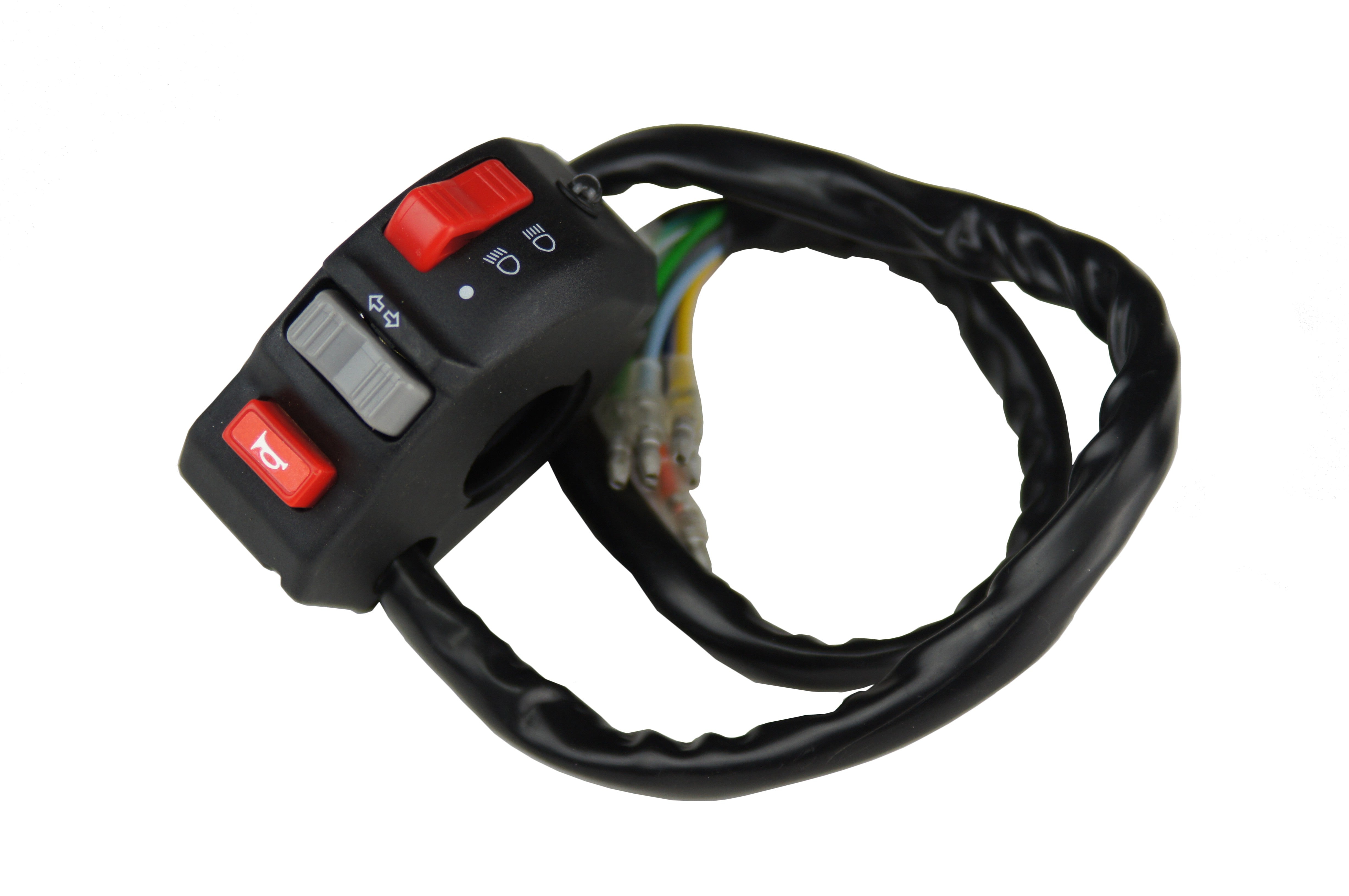 Interruttore a manubrio universale accensione luci, indicatori direzione, clacson