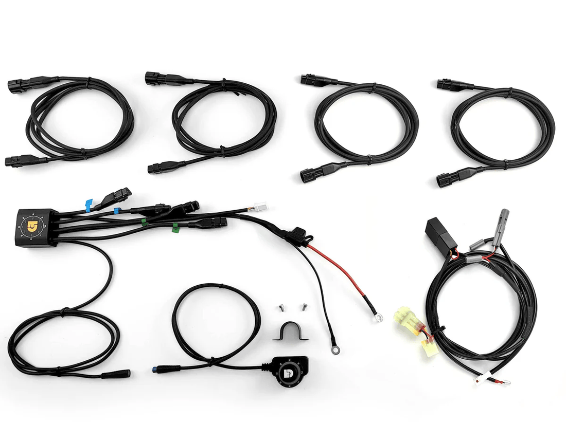 Interruttore DIALDIM con cablaggio specifico per YAMAHA TENERE 700 Den
