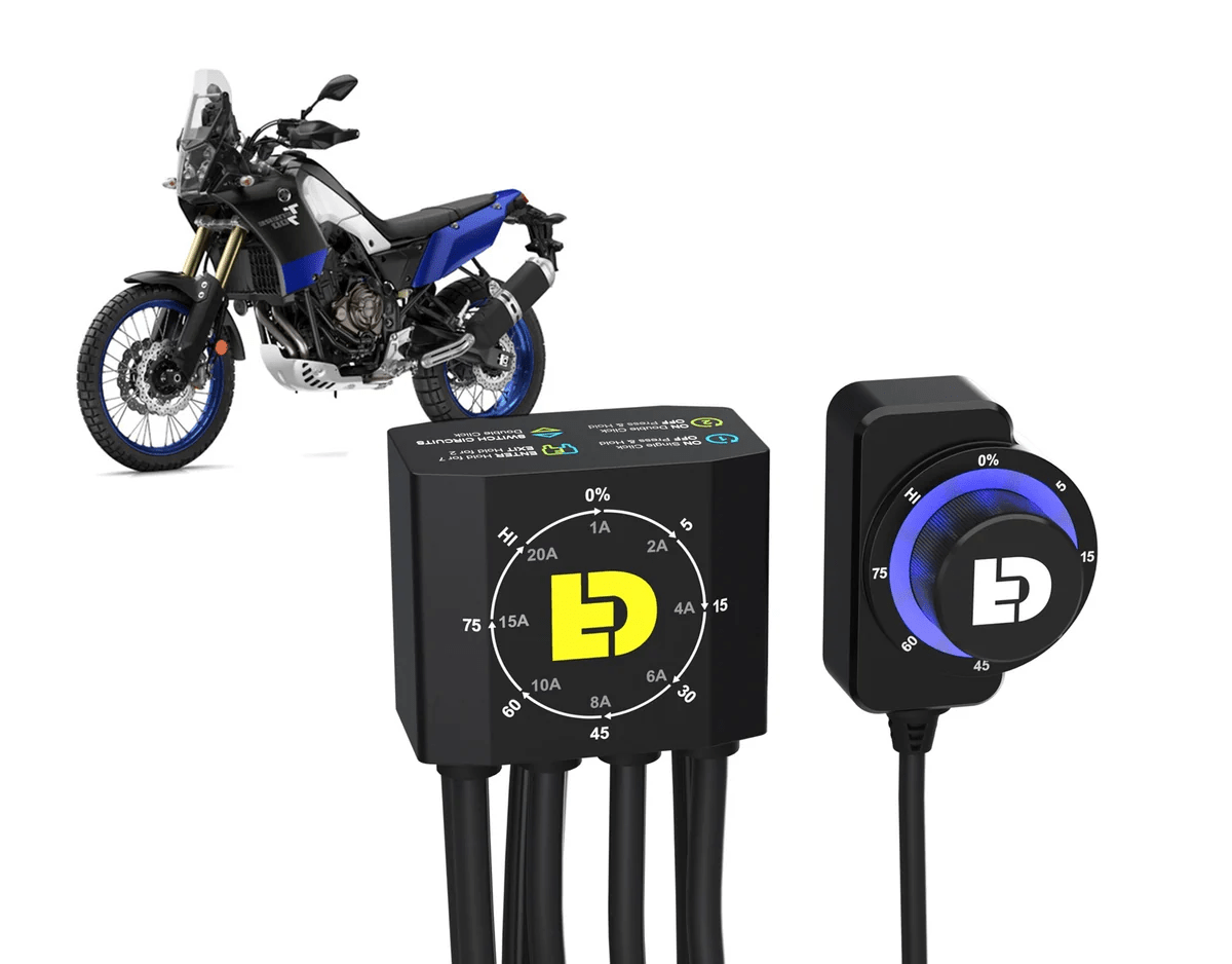 Interruttore DIALDIM con cablaggio specifico per YAMAHA TENERE 700 Denali - ENDURRAD