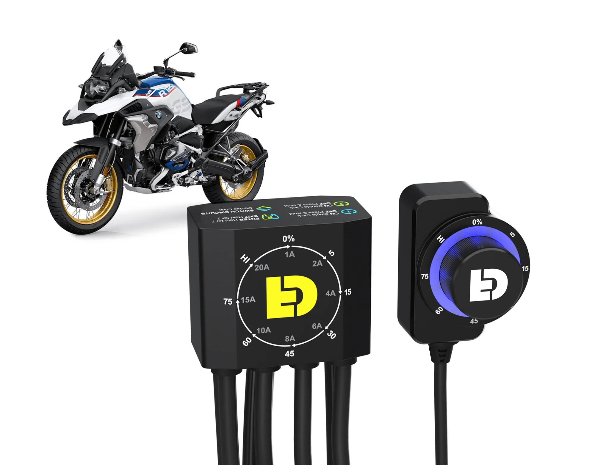 Interruttore DialDim™ per BMW R 1250 GS