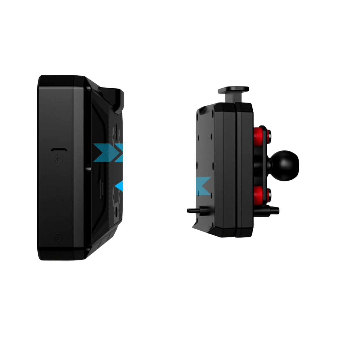JADO Quick Release Kit Universale per JADO S6 – Staffa Sgancio Rapido con Alimentazione, per Moto e Scooter