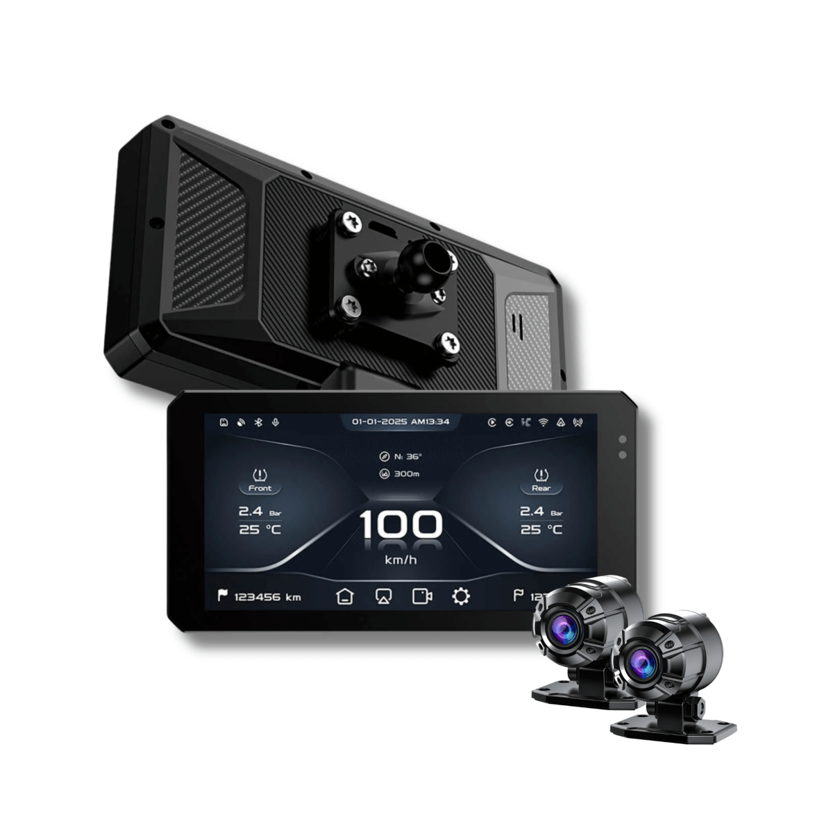 JADO S6 + Dashcam Frontale e posteriore Sony 2MP