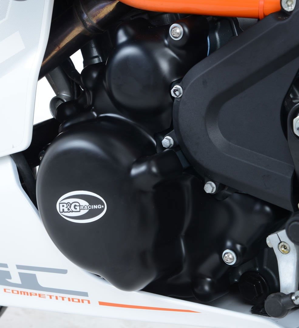 kit 2 pezzi (ECC0165BK - ECC0224BK) - protezione motore KTM 390 DUKE '16 - / RC390 '16 R&G - ENDURRAD
